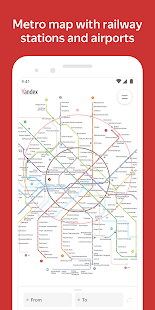 Yandex.Metro u2014 detailed metro maps and route times screenshots 1