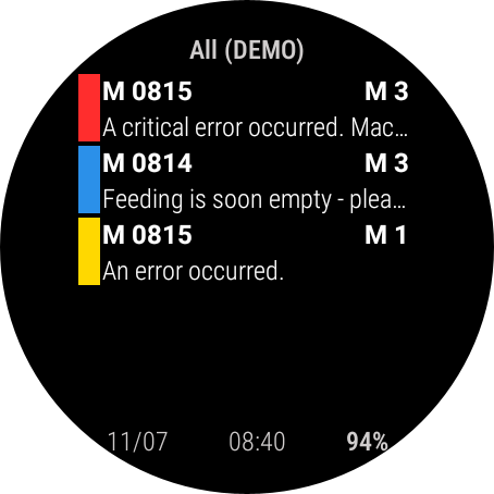 Android application AMS ZPoint-CI Notifications screenshort