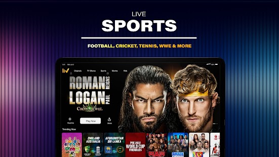 Sony LIV:Sports, Entertainment Screenshot