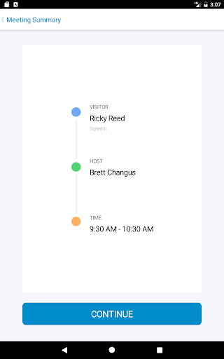 Android application Lobbytrack Lobby screenshort