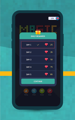Magic Three Puzzle Brain Game Screen 2