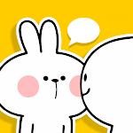 Cover Image of ダウンロード Spoiled Rabbit Stickers  APK