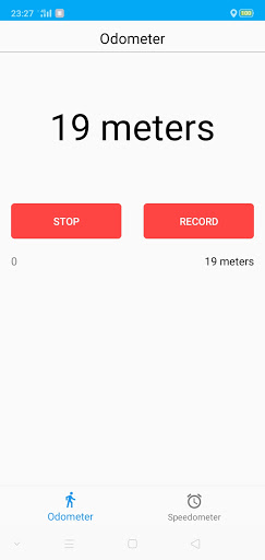 Odometer and Speedometer Screen 2
