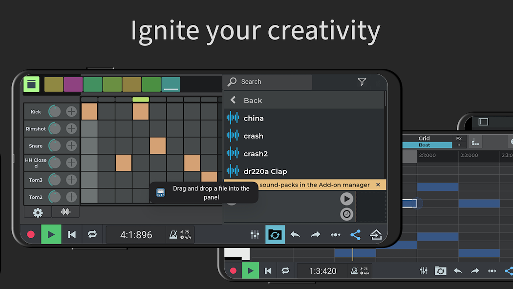 n-Track Studio DAW: Make Music screenshots