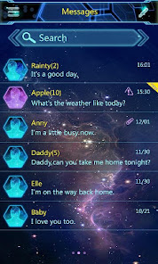 Imágen 5 GO SMS PRO STARLIGHT THEME android