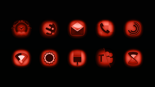 InfraRED – Stealth Red Icon Pack 1.6 Apk 1