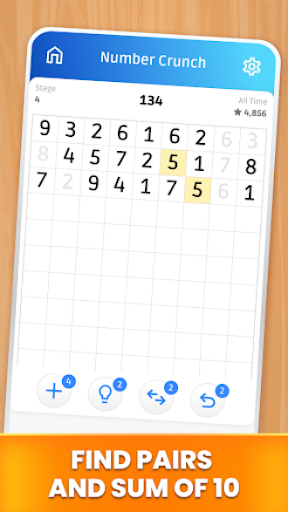 Android application Number Clash - Math Game screenshort