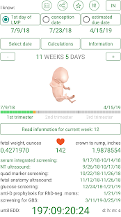 Pregnancy Due Date Calculator, Calendar & Tracker screenshots 14