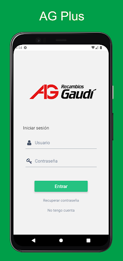 Android application AG Plus screenshort
