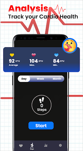 Heart Rate Monitor ecg Pulse Screen 2