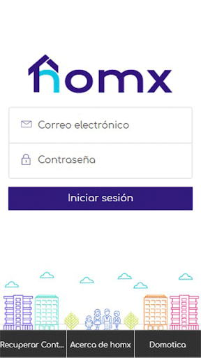 Android application Homx screenshort