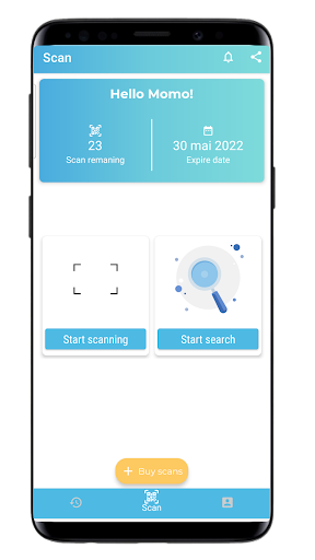 Aperçu de l'application