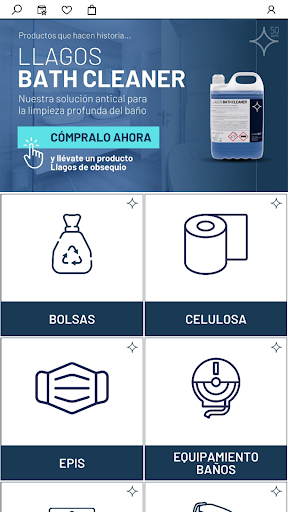 Android application LLAGOShop screenshort