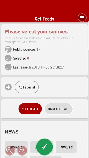 Android application Louisville In Sync screenshort