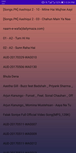 music player Screen 2