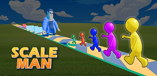 Scale Man Running Rush