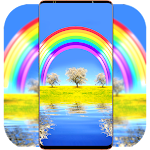 Cover Image of ดาวน์โหลด Rainbow Wallpaper HD  APK