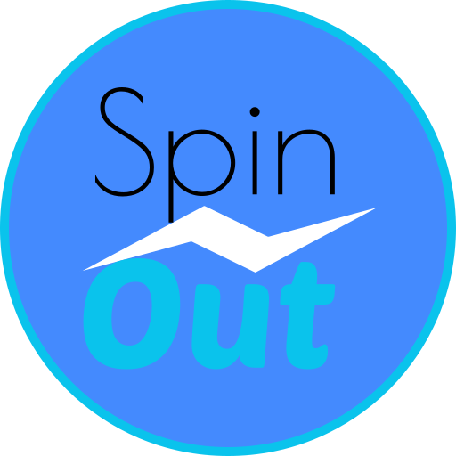 Spinout messenger logo