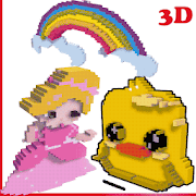 Color By Number Voxel-3D free book