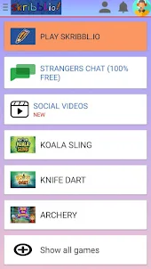 Skribl.io game and chat