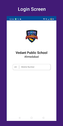 Android application Vedant Public School screenshort