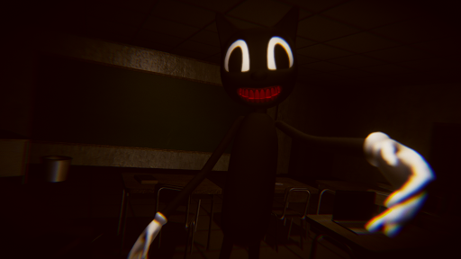 Cartoon Cat Horror Game Screen 2