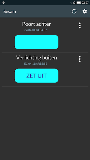 Android application SFS Sesam screenshort