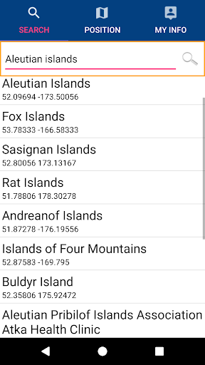 Aleutian Islands GPS Charts Screen 3