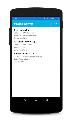 Infor Locate Screen 2