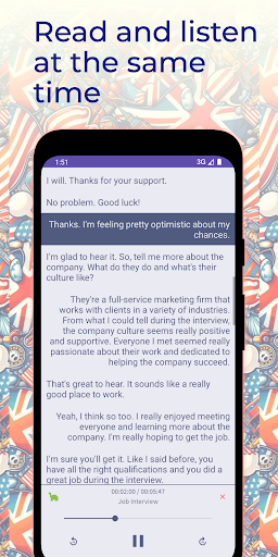 Android application Practice English Talking screenshort