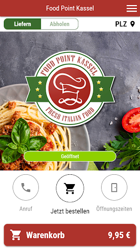 Android application Food Point Kassel screenshort