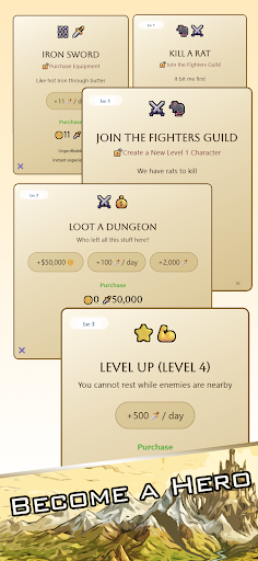 Fantasy Idle RPG - Adventure screenshot 1