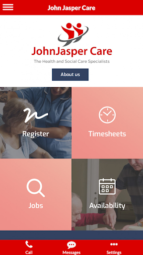 Android application JohnJasper Care screenshort