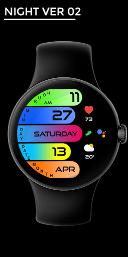 Night ver 02 - watch face screenshot 0