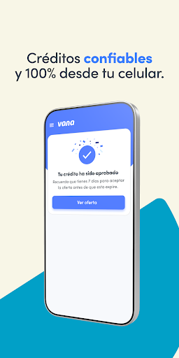 Android application Vana - Te presta con confianza screenshort