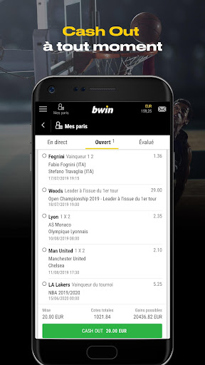 bwin Paris Sportifs en Ligne Screen 2