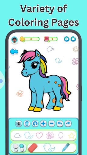 Coloring book: Play & Learn Screen 3