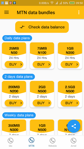 Android application My Data App screenshort