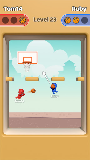 Android application Basket Hoop - Stars Battle screenshort