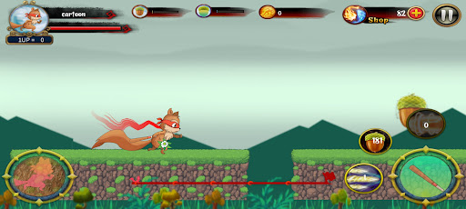 Android application run cartoon screenshort