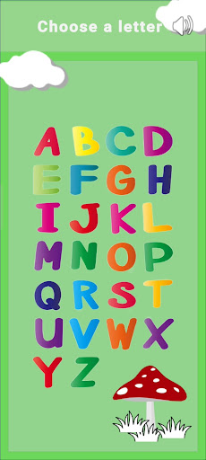 Falling letters Screen 2