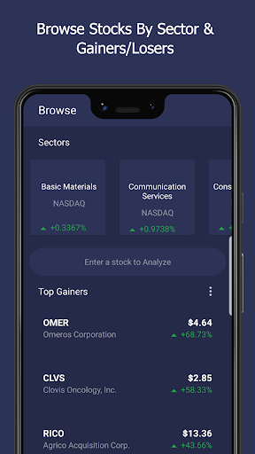Android application Invescent Pro screenshort