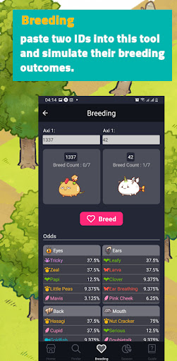 Axie Helper - Axie Finder  Breeding Simulator