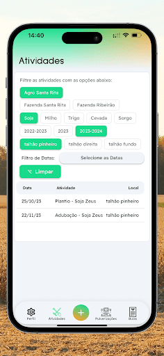AgroCaderno Screen 2