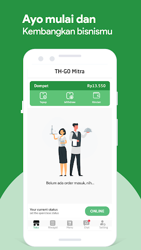 Android application THGO Merchant screenshort