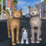 Cover Image of Download Cat Family Simulator: Stray Cute Kitty Game 9.9 APK