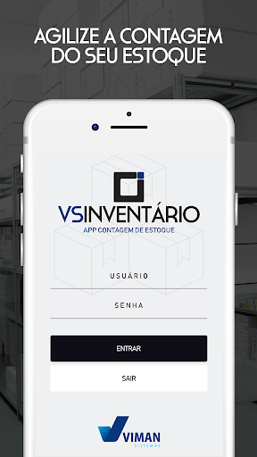 Android application VS|INVENTÁRIO screenshort