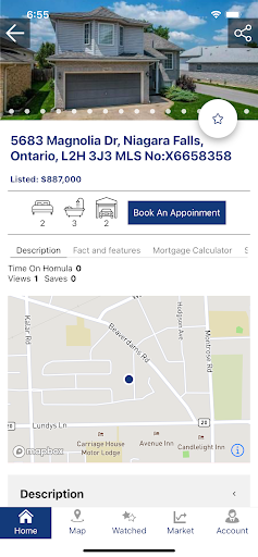 Homula Real Estate Search Screen 2