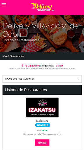 Delivery Villaviciosa