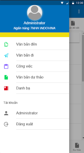 Android application Eoffice.IVB screenshort